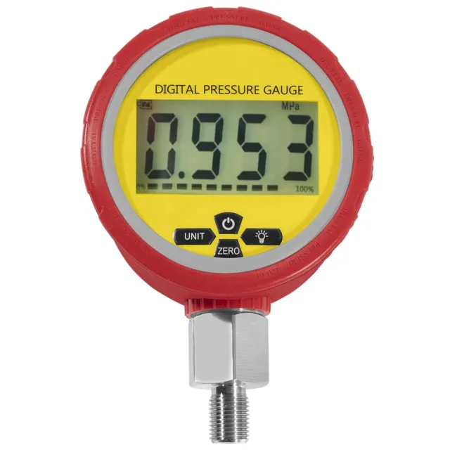10000 PSI/700BAR Digital Hydraulic Pressure Gauge Manometer 1/4'' NPT Connector