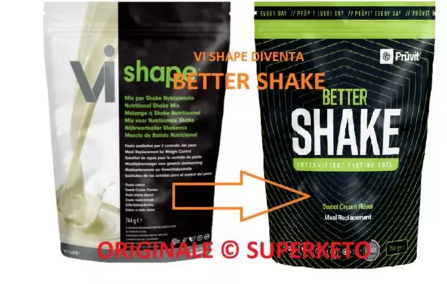 PRUVIT ORIGINALE! 2X Better Shake Ex Vi Shape Pasto Sostitutivo 2 Buste Da 744