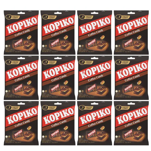 12 Packs (300g 100tablets) Kopiko Coffee Candy Original Hard Candy O