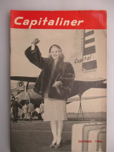 Capitaliner Magazine - October 1946 - Capital Airlines In-House Mag