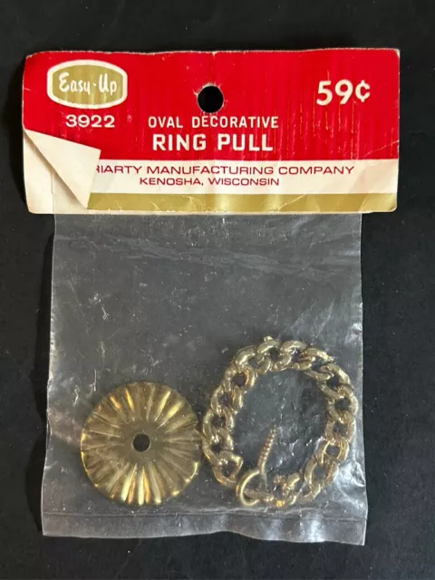 Nuevo de lote antiguo ovalado anillo decorativo ovalado de colección hardware de extracción