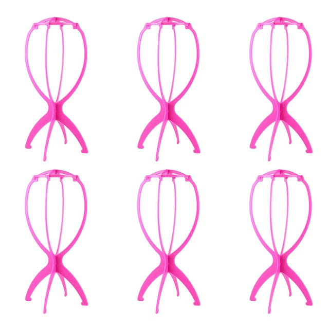 6 pz parrucca supporto display parrucche supporto accessori staffa viaggio