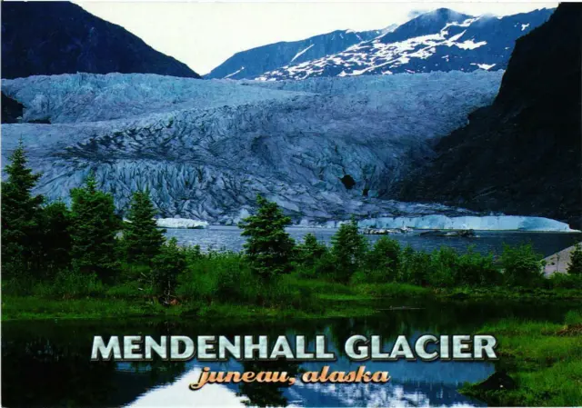 Summer View Of Mendenhall Glacier Juneau Alaska Postcard