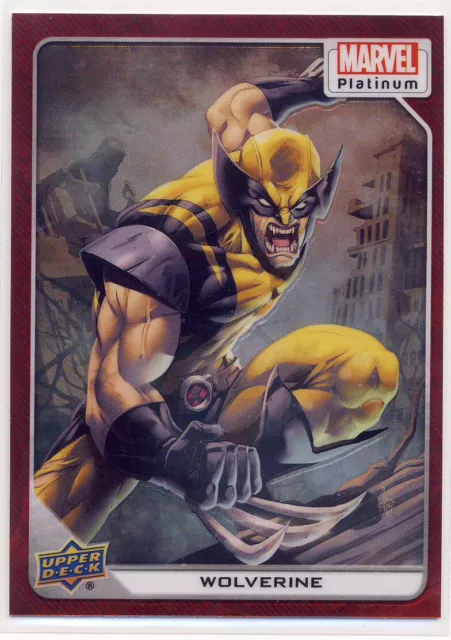 2023 Marvel Platinum Red Rainbow 87 Wolverine