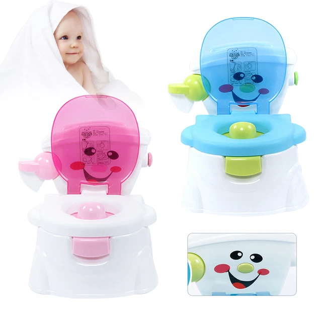 Generic Pot enfant Pot bébé garçon universel siège de toilette avec son -  Bleu à prix pas cher