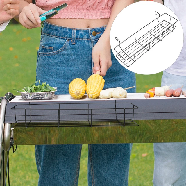 SHOWERORO Grille De Cuisson Barbecue Portable En Maille Métallique - Accessoire Camping