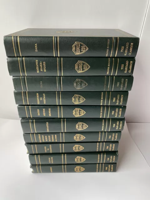 The Harvard Classics Deluxe Edition 10 Volumes Lot Hardcover