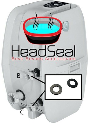 Bestway Lay Z Spa Set guarnizioni B & C per riscaldatore Coleman Airjet 