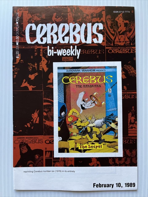 CEREBUS Bi-Weekly #2,6,7,17,&19 AardvarkVanaheim Press (1988) VF+ 3