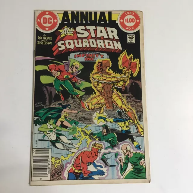 Vintage 1983 Dc Comics The All Star Squadron Annual #2 Infinity Inc. Jerry Ordwa