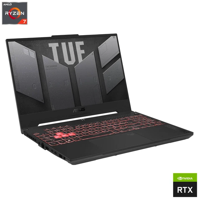 ASUS TUF A15 Gaming Laptop: Ryzen 7, RTX 3060, 512GB, 16GB, RTX ...