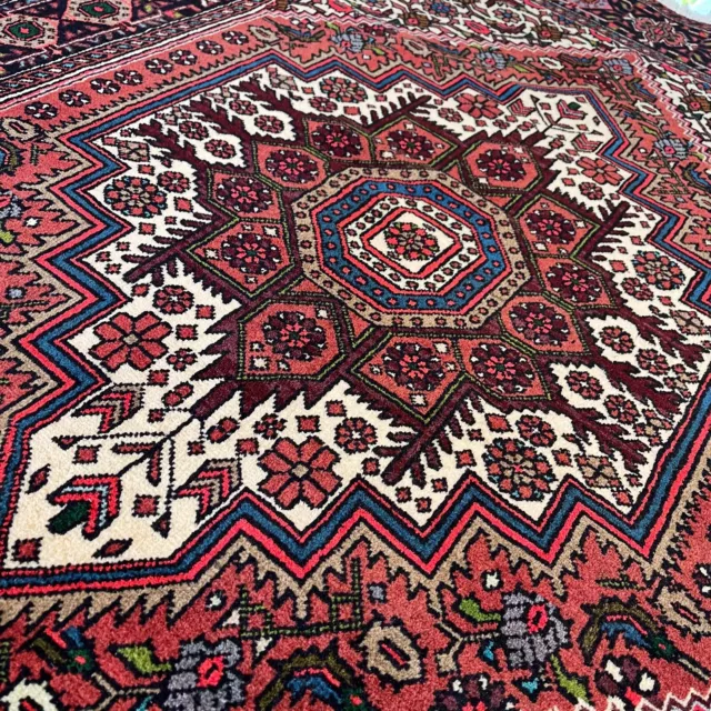 Superb Vintage Antique Exquisite Hand-knotted Rug 3’ 3” X 4’ 9” (INV1275) Superb Vintage Antique Exquisite Hand-knotted Rug 3’ 3” X 4’ 9” (INV1275)