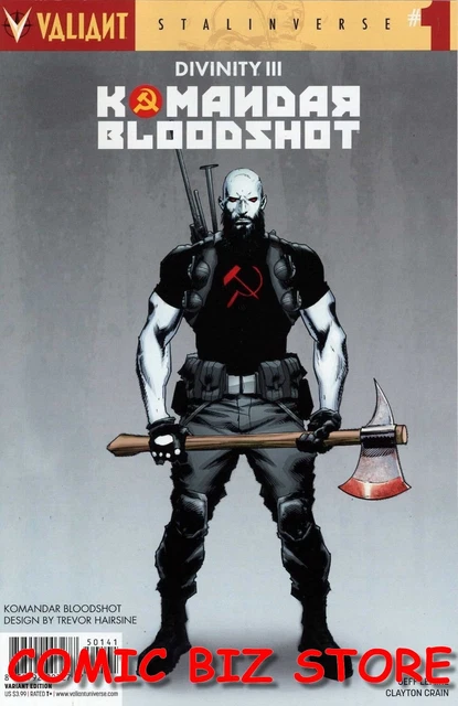 Divinity Iii Komandar Bloodshot #1 (2016) 1St Print 1:10 Variant Cover Valiant