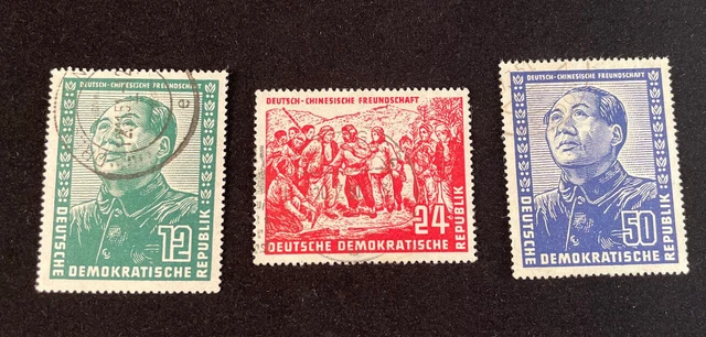 DDR 1951 Deutsch-Chinesische Freundschaft Mi.-Nr. 286-288 kpl. Satz gestempelt