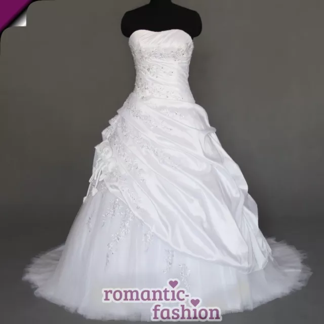 ♥Brautkleid, Hochzeitskleid in Weiß Größe 34-54 zur Auswahl+NEU+SOFORT+W070♥