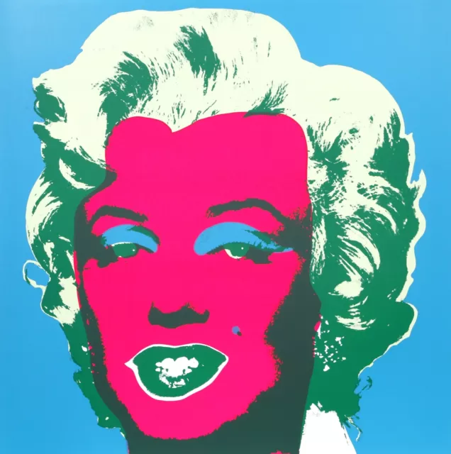 Andy Warhol, Marilyn Monroe (II.30), Serigrafia, Stampato IN Blu Verso Da