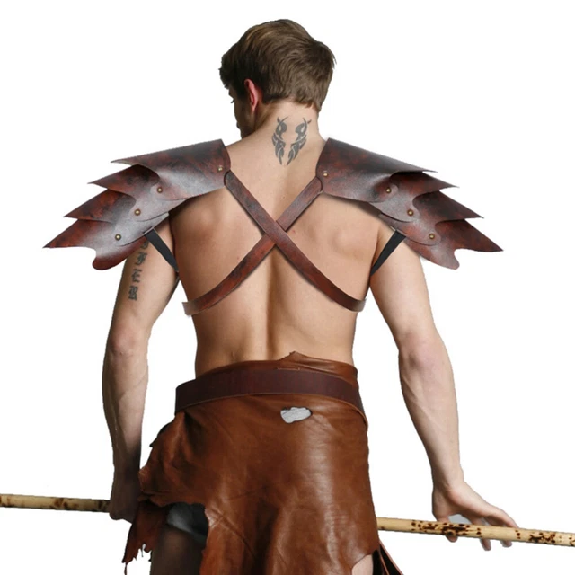 Costume da guerriero da armatura vintage uomo cosplay uomo Halloween