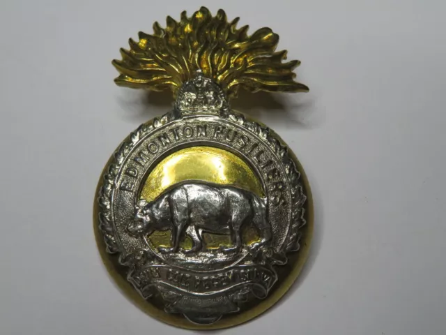 Canada WW2 Cap Badge The Edmonton Fusiliers