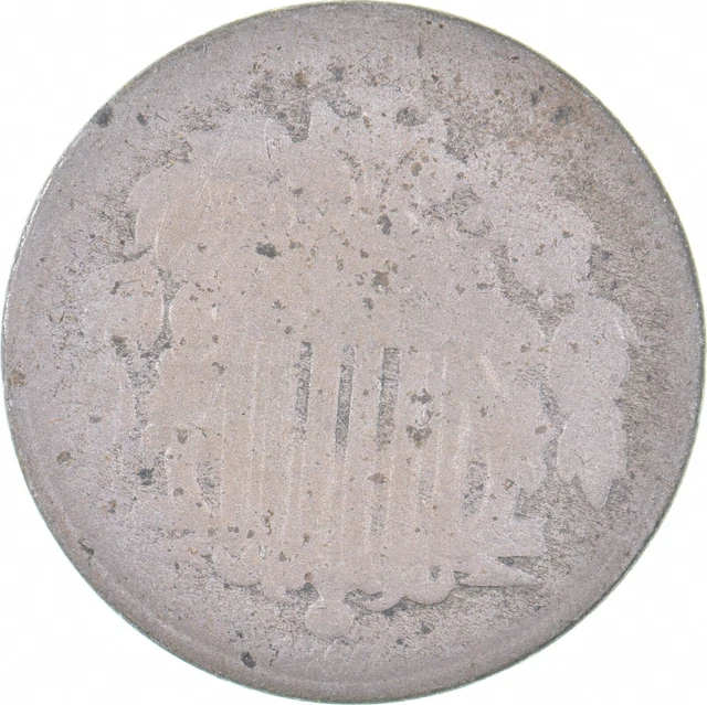 First US Nickel - 1867 Shield Nickel - US Type Coin - Over 100 Years Old! *896