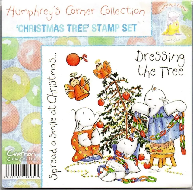 Crafters Companion : Humphrey's Corner : Unmounted Rubber stamp : Christmas Tree