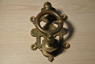 Antique door handle from the USSR. Brass 2