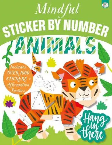 Eve Robertson Mindful Sticker by Number Animals (Poche)