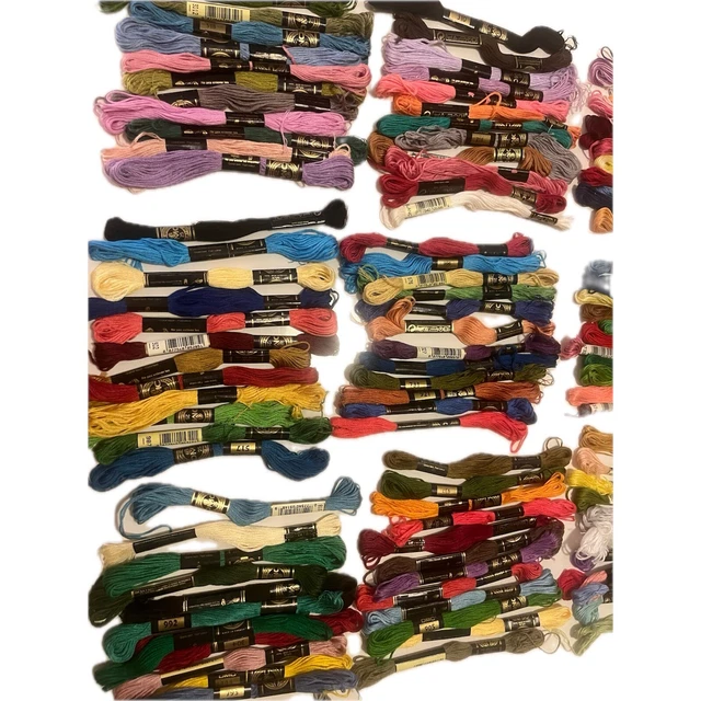 DMC EMBROIDERY THREAD BRAND NEW BUNDLE OF 108 $90.00 - PicClick AU