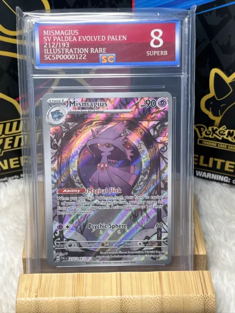 Pokémon TCG Mismagius Scarlet & Violet - Paldea Evolved 212/193 Holo...