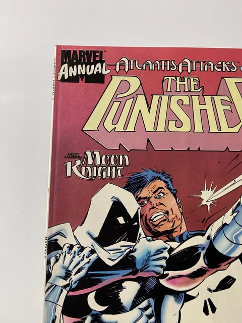 Punisher Annual #2 1st Moon Knight Battle Marvel Comics 1989 Copper Age 3