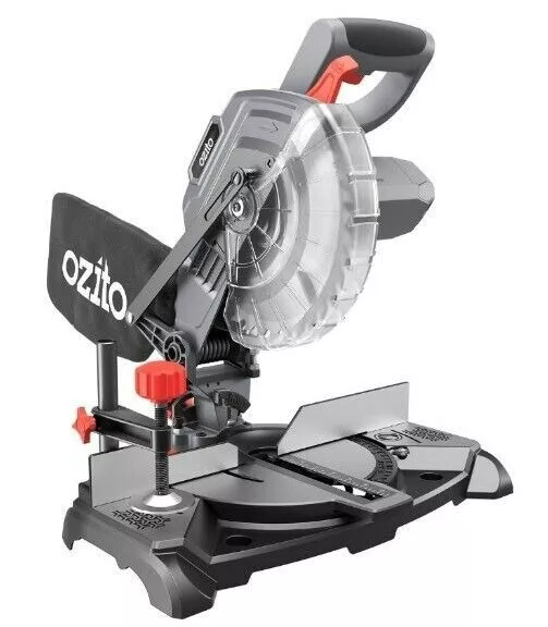 Ozito Compound Mitre Saw 210mm 8¼" Corded Bevel Blade Hand 1400W