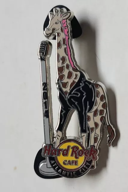 Hard Rock Cafe Atlantic City Rock Star Singing Giraffe pin