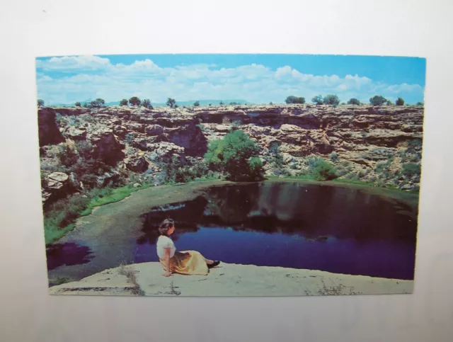 Picture Postcard  Montezuma Well Arizona Vacation Land Northern Arizona   A-13