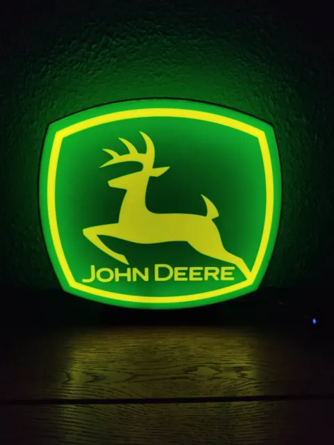 original John Deere Emblem Logo Aufkleber Sitz Rasentraktor X D E S LTR LA  Z