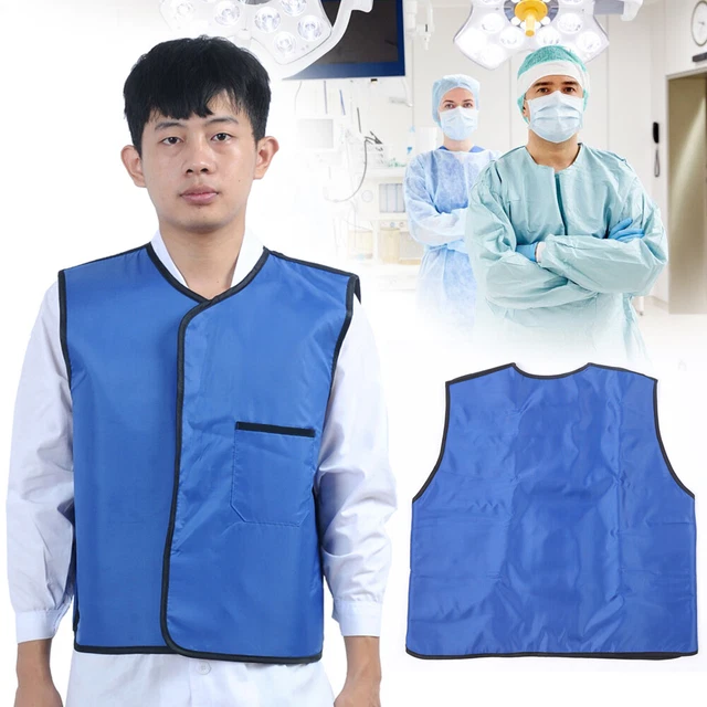 Lead Vest Apron Radiation Protective Vest X ray Protection Vest 0.5mmpb Blue US