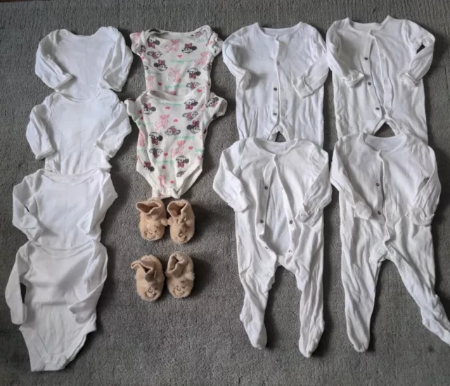 Pacchetto vestiti bambine 3-6 mesi pigiami biancheria da notte bambino cresce gilet