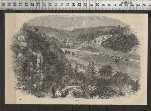 G356 /  Gravure 1847 / Le Trooz