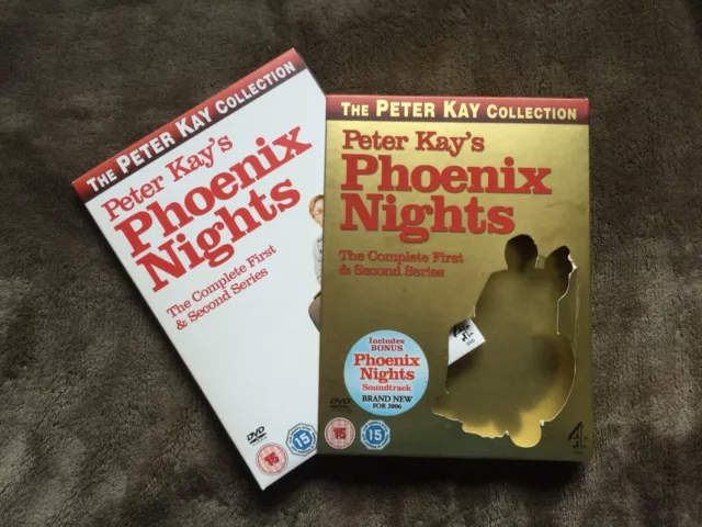 Peter Kay's Phoenix Nights - Complete 1 & 2 Series - DVD + Bonus CD + Booklet.