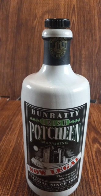 Bunratty - Potcheen Export Only Old Bottling Whisky Decanter700 ML/40% Vol