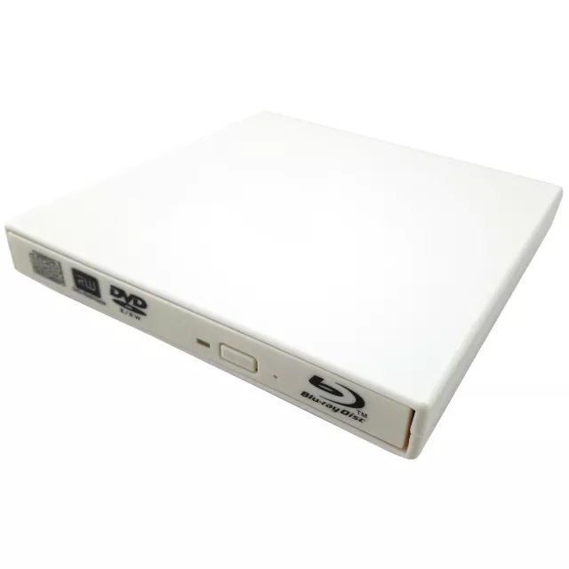 External Blu-ray Player DVD CD RW Burner Laptop PC BD-R Combo Drive USB Power