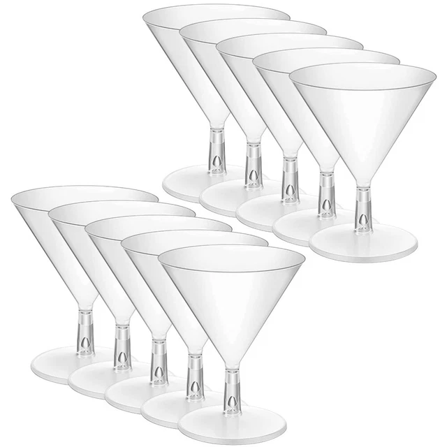 BICCHIERI DA COCKTAIL Martini trasparenti 240 ml tazza da bicchiere bicchiere da vino