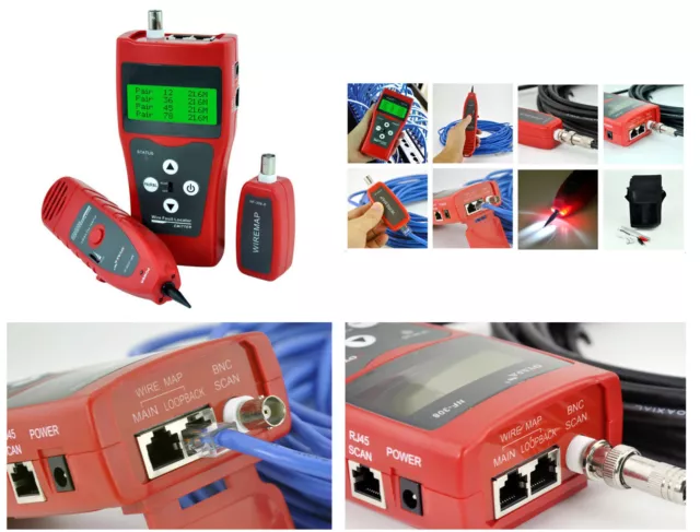 Achat en ligne Testeur De Câble : Réseau - USB - BNC - RJ-45 - RJ-11 pas  cher