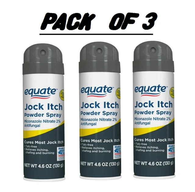 EQUATE POWDER SPRAY for Jock Itch Relief 4.6 Oz Pack Of 3 22.99 PicClick