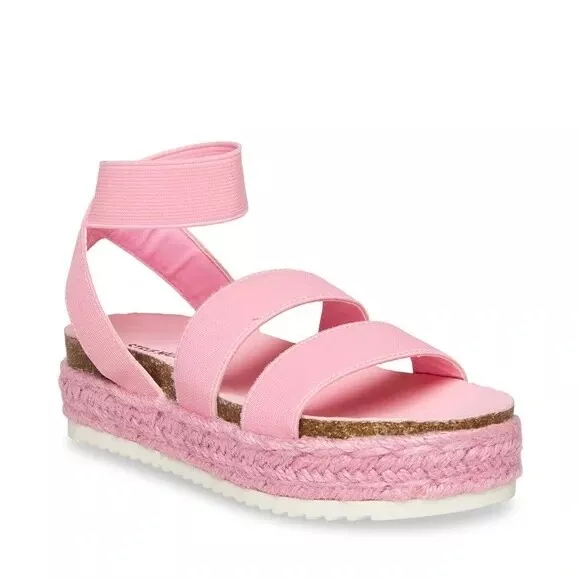 STEVE MADDEN  Girls Sz 2 Youth Pink JKimmie Platform Sandals 2