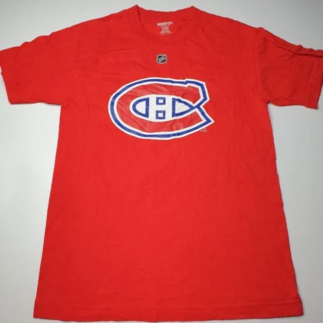 Reebok NHL Montreal Canadians PK Subban T Shirt Mens Size S Red Casual Style Fit