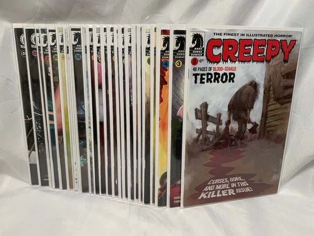 CREEPY #2 3 4 5 6 7 8 9 10 11 12 13 14 15 16-24 Dark Horse Comics 2009 Lot Of 23
