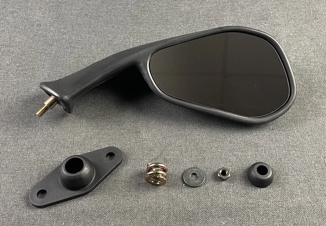 Right Hand Side Mirror Replacement For Aprilia RSV1000 Tuono R Shiver 750 – Black Finish