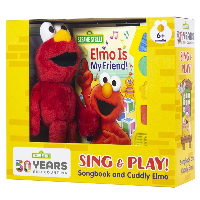 SESAME STREET Elmo is My Friend! Sing & Play Song Sound Book and Elmo