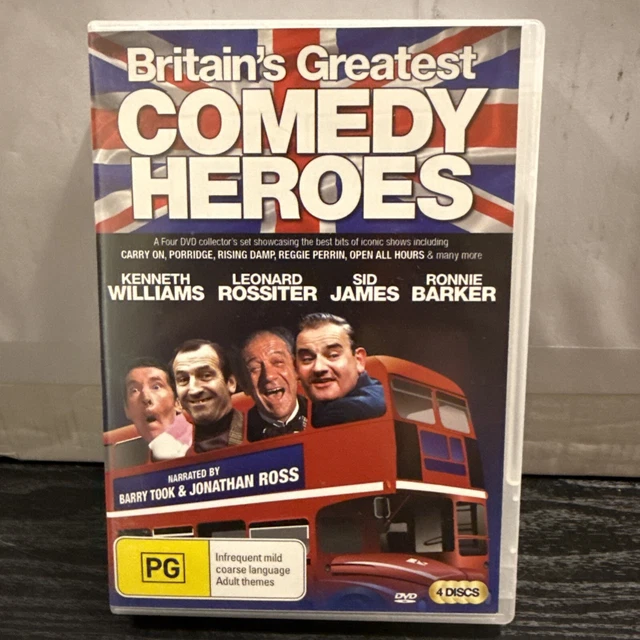 BRITAIN'S GREATEST COMEDY Heroes (Box Set, DVD, 2009) Region