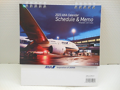 ALL NIPPON AIRWAYS ANA Desktop Calendar 2023 Schedule & Memo Airline