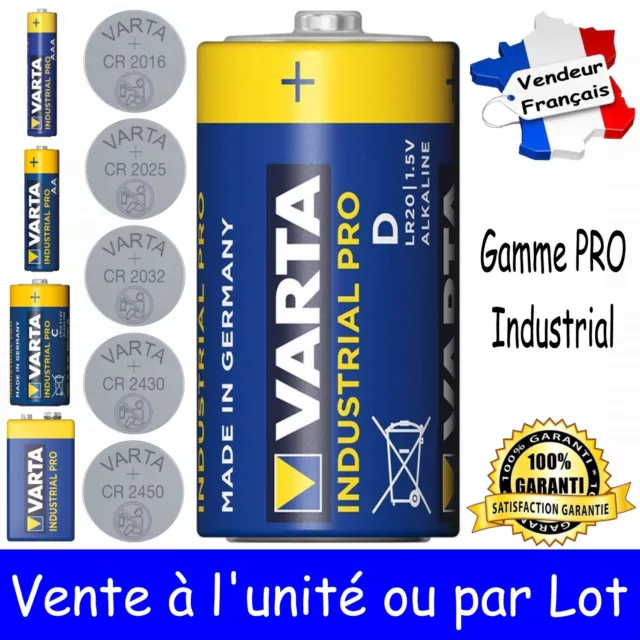 Piles VARTA PRO BULK LR20 LR03 LR6 LR14 6LR61 CR2450 CR2430 CR2032 CR2025 CR2016